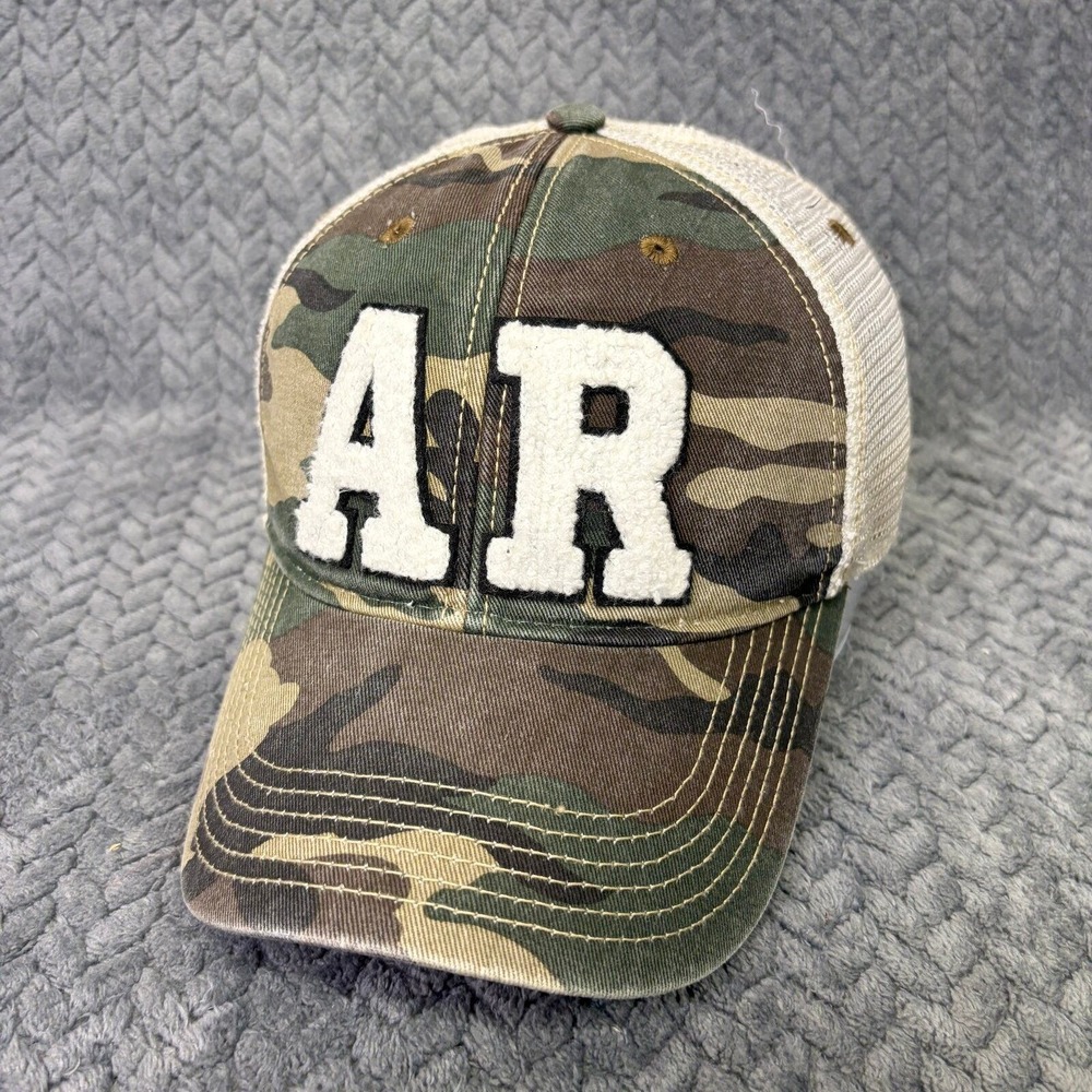 Headmost AR Camo Snapback OS White Mesh Trucker Hat